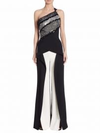 Roland Mouret - Hirsch One-Shoulder Jumpsuit at Saks Fifth Avenue